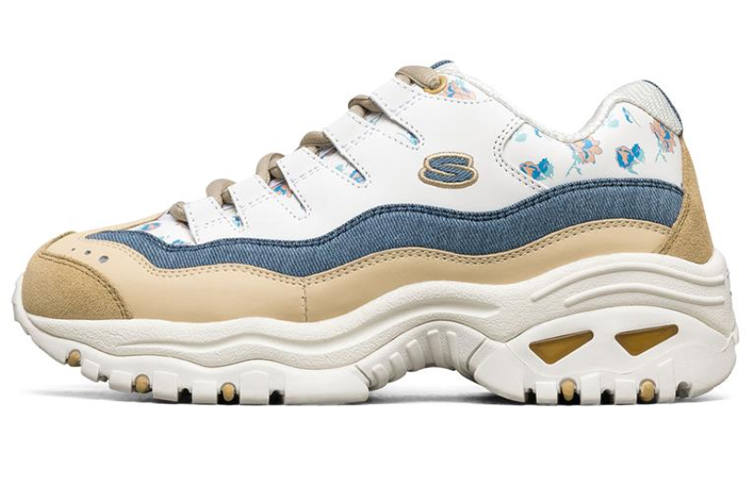 Skechers Energy White/Yellow/Blue Women's