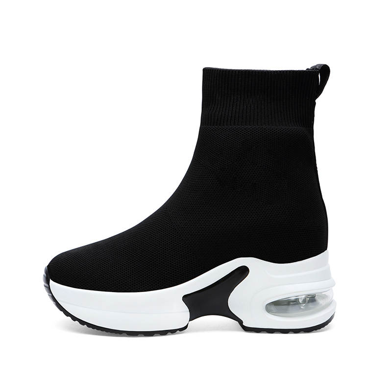 Rich Birds Fabric Ankle Boots 6CM Women's Black