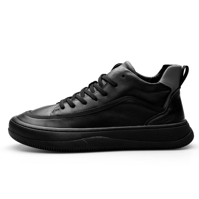 PARDASAUL Cow Leather Casual Shoes Men's Black