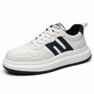 AOSAILUN Cow Split Leather Low top Skateboard Shoes Men's