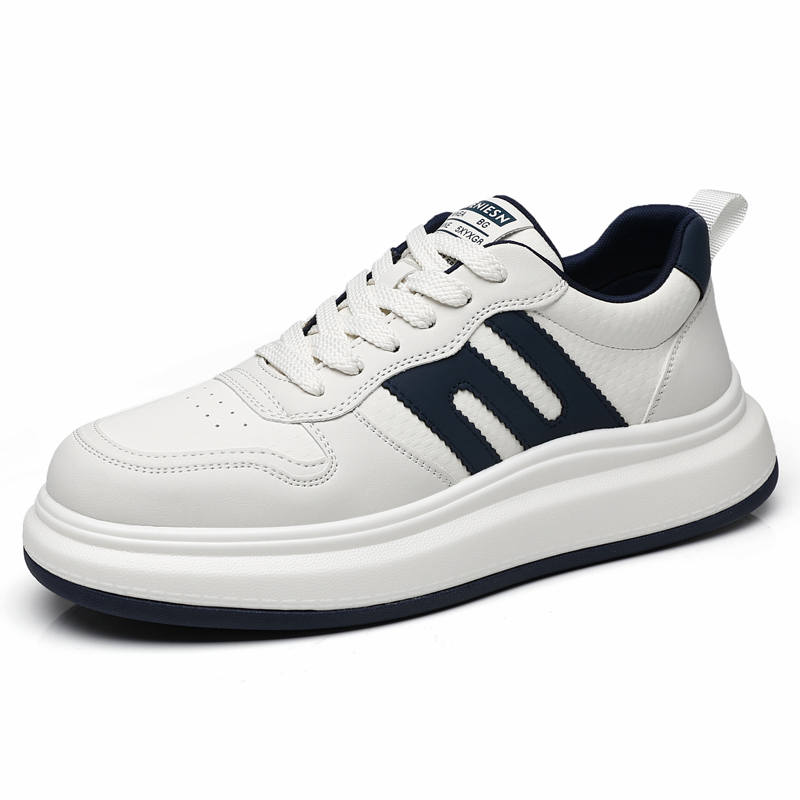 AOSAILUN Cow Split Leather Low top Skateboard Shoes Men's