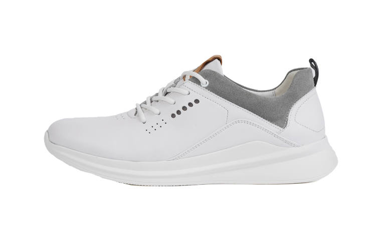 TIMOTHY&CO. Top Grain Cow Leather Low top Casual Shoes Men's White