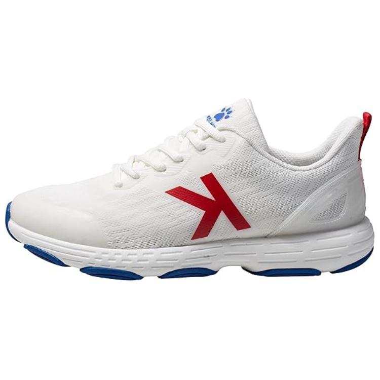 KELME Comfortable Slip Resistant Abrasion Resistant Slip Resistant Abrasion Resistant Low top Casual Shoes Unisex White