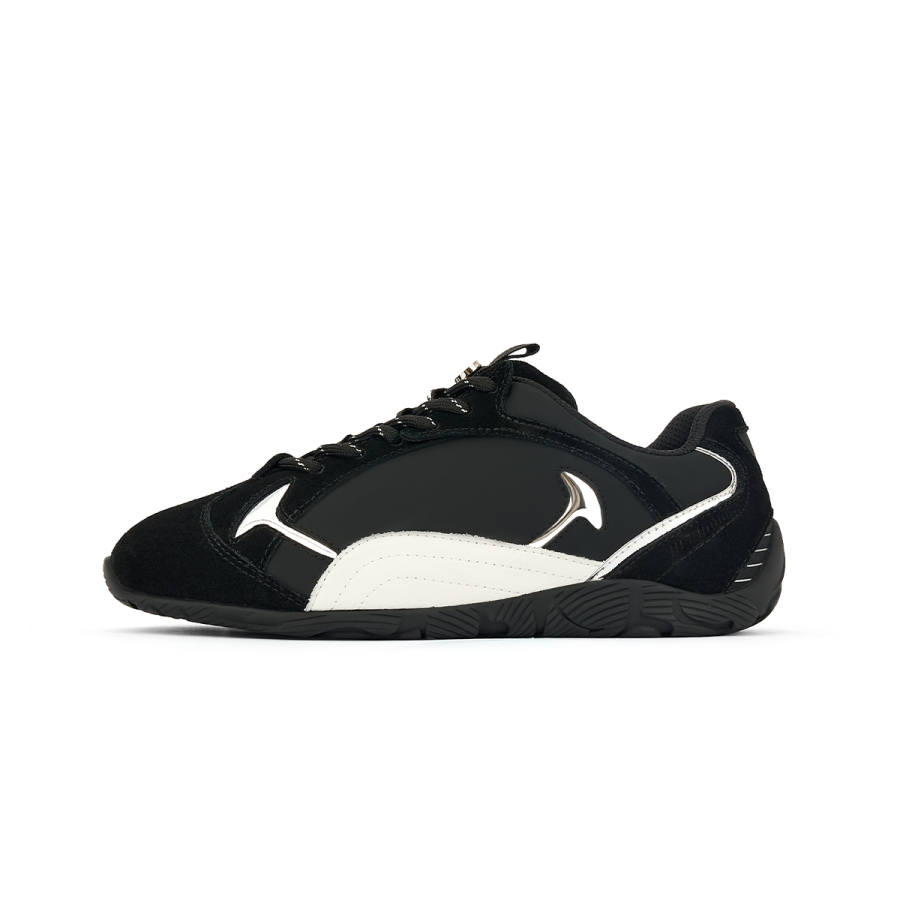 SMILEY Racing Low top German Army Trainers Women's Black