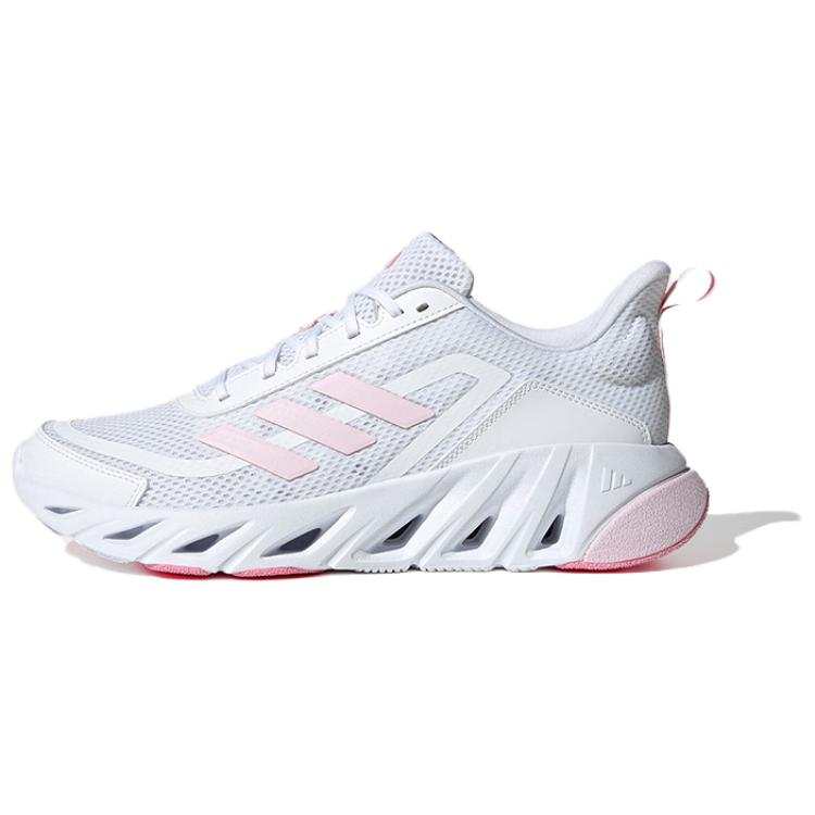 Adidas Adidas Slip Resistant Abrasion Resistant Slip Resistant Abrasion Resistant Low top Casual Shoes Women's White Pink
