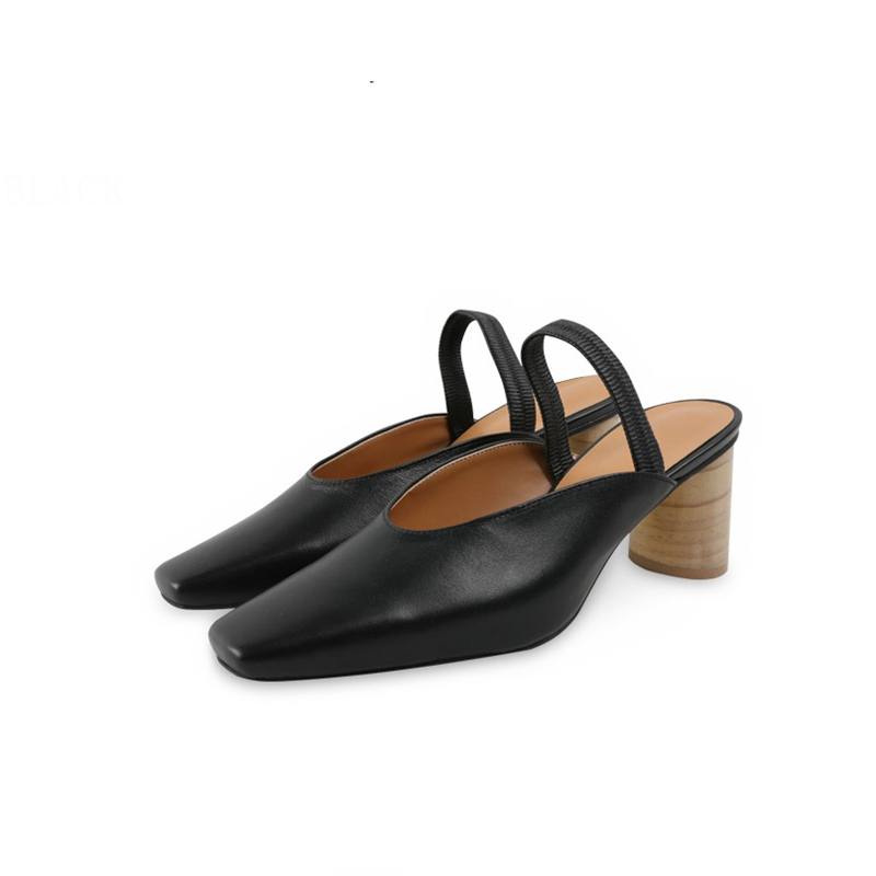 URIMERA Closed Toe Slippers Women's Black
