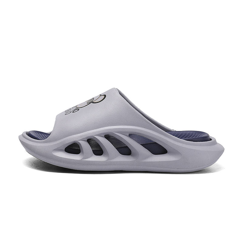 YINGLUNQISHI EVA Abrasion Resistant Abrasion Resistant Slide Slippers Men's Gray Blue