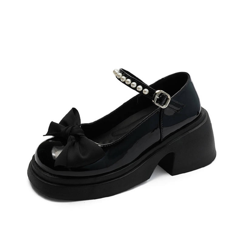 XIAOHONGREN Pu Mary Jane Shoes Women's