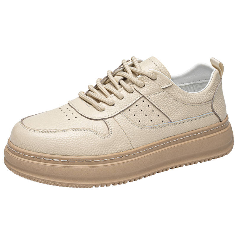 POPULAR ROUSE PR Top Grain Cow Leather Low top Skateboard Shoes Men's
