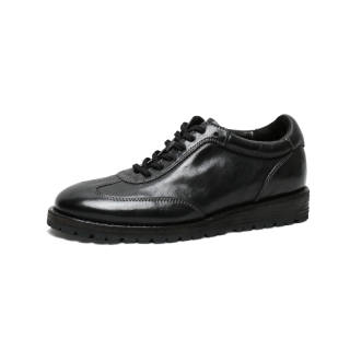 SAINTNJORD Horse Leather Casual Shoes Men's Black