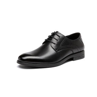 DAGUANGUIREN Dress Shoes Unisex Low Top Black