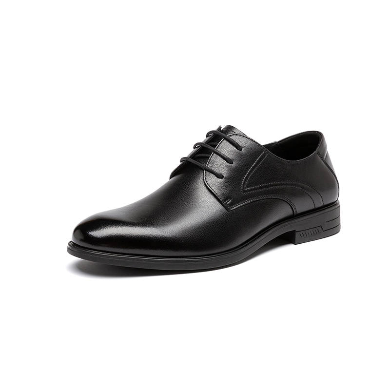 DAGUANGUIREN Dress Shoes Unisex Low Top Black