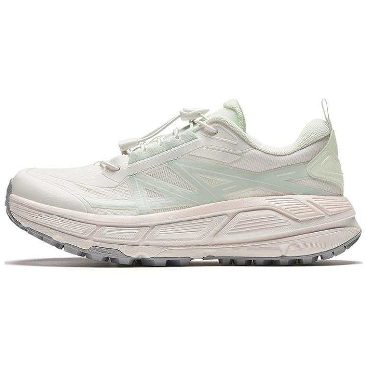 Anta Boundary Exploration Comfortable Slip Resistant Low top Casual Shoes Women's White Green