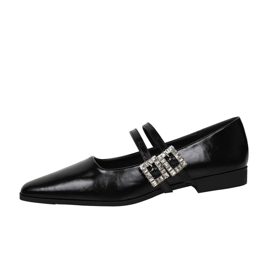 QITUMAUL Chunky Heel Mary Jane Shoes Women's