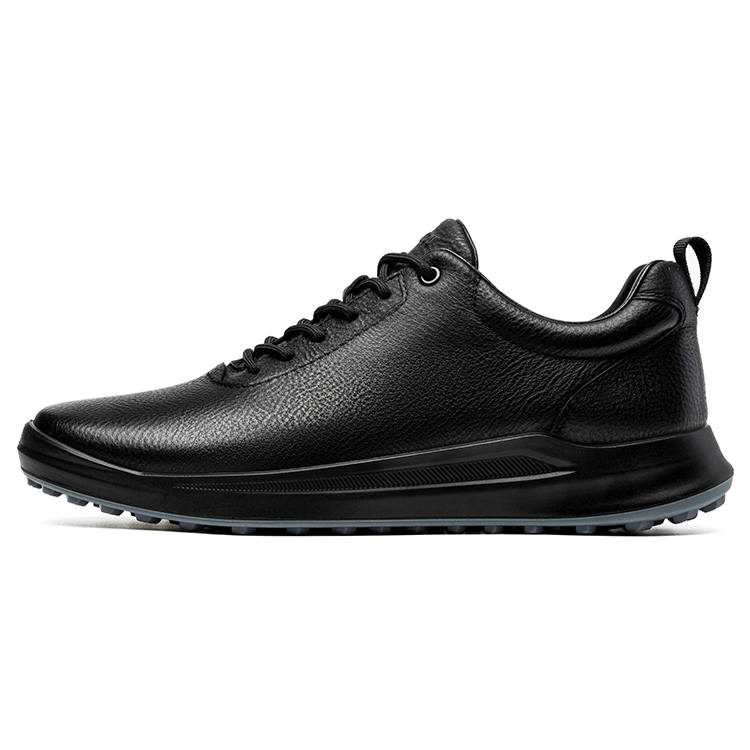 LAORENTOU Top Grain Cow Leather Casual Shoes Men's Black