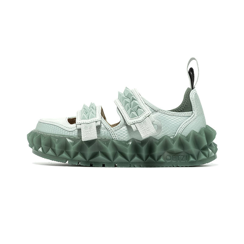OETZI Ice Man Oz Fabric Fashion Closed Toe Sandal Women's Green
