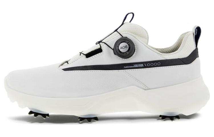 Ecco M GOLF BIOM® G5 Leather Comfortable And Breathable Low top Sports Casual Shoes Men's White Black