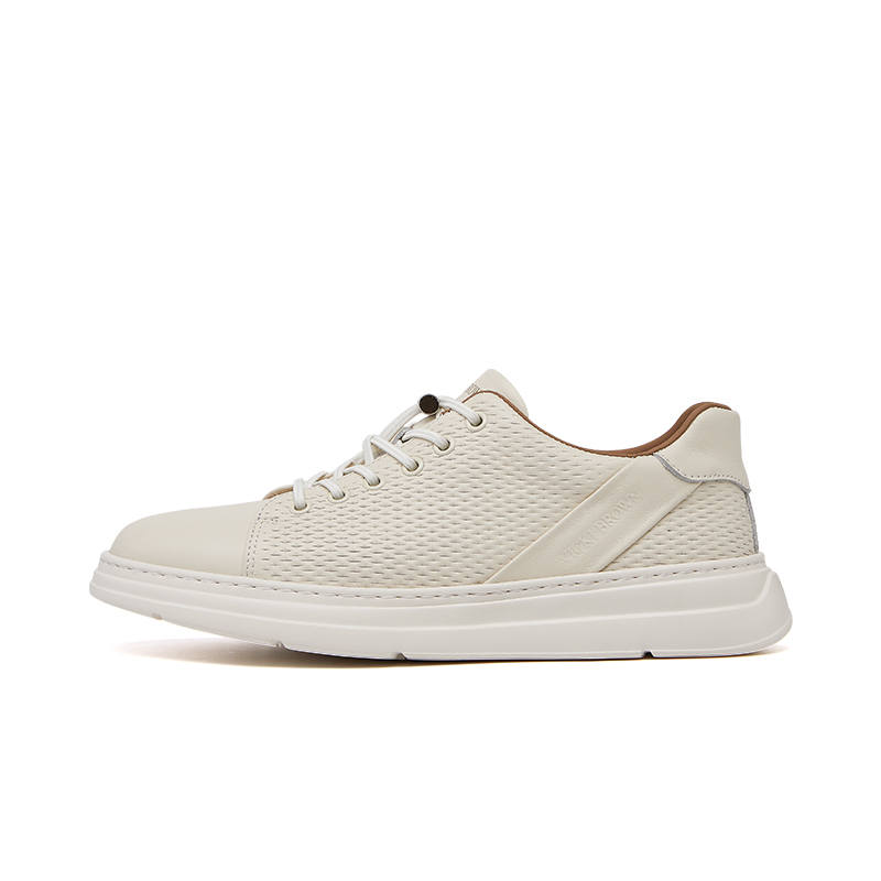 VICKI BROWN Cow Leather Low top Skateboard Shoes Men's