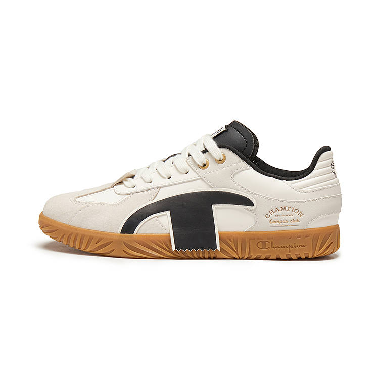 Champion Low top Skateboard Shoes Women's Milk White/Black