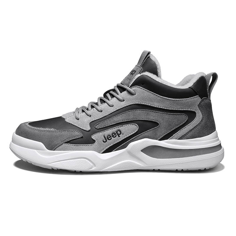 Jeep Street Rampage Collection Casual Shoes Men's Mid Top Black Gray/Gray Blue