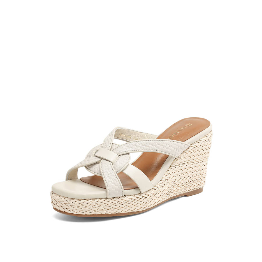 Rosa Bianca Woven Abrasion Resistant Abrasion Resistant Slide Slippers Women's