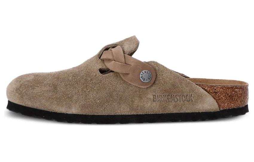 Birkenstock Boston Closed Toe Slippers Outerwear Breathable Shoes Women's Umber