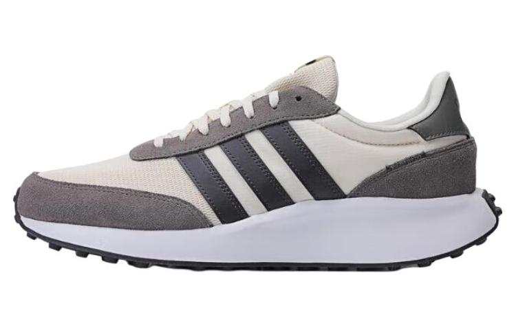 Adidas Adidas Fabric Cushioning Slip Resistant Low top Casual Shoes Men's White Gray