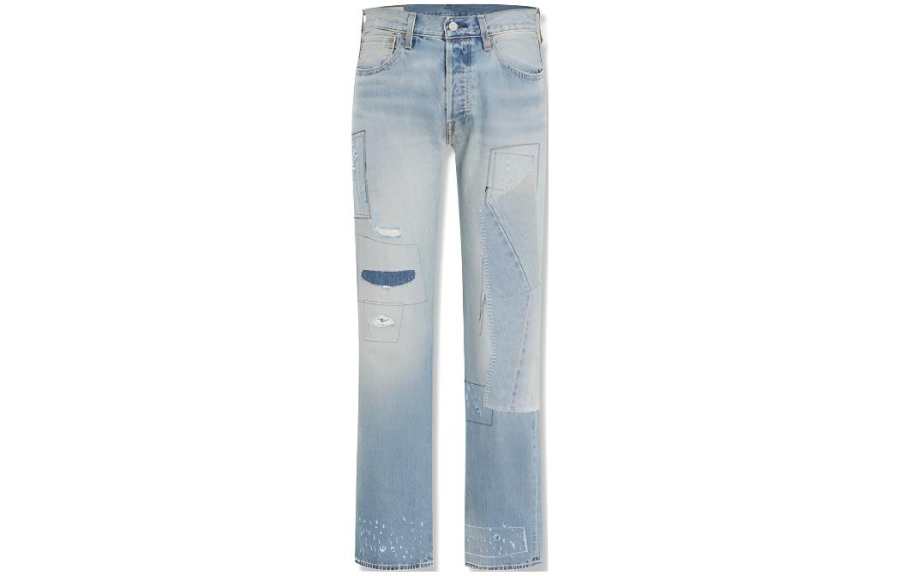 Levis Levis Jeans Men's Light Blue Moderate Straight Fit Pants
