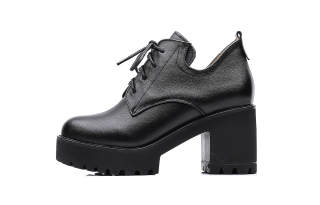VEDULLAR Chunky Heel Mary Jane Shoes 8cm Women's