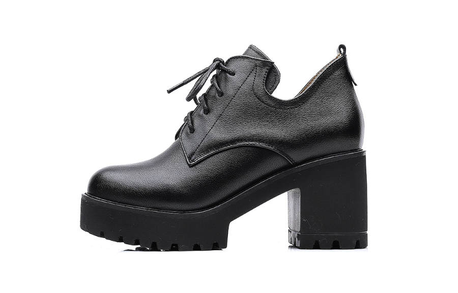 VEDULLAR Chunky Heel Mary Jane Shoes 8cm Women's