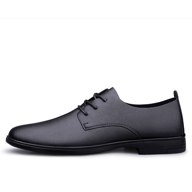 PEHL Cow Leather Casual Leather Shoes Men's Black
