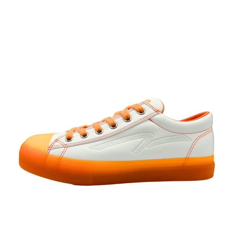 QIANJIN Low top Skateboard Shoes Women's Neon Orange