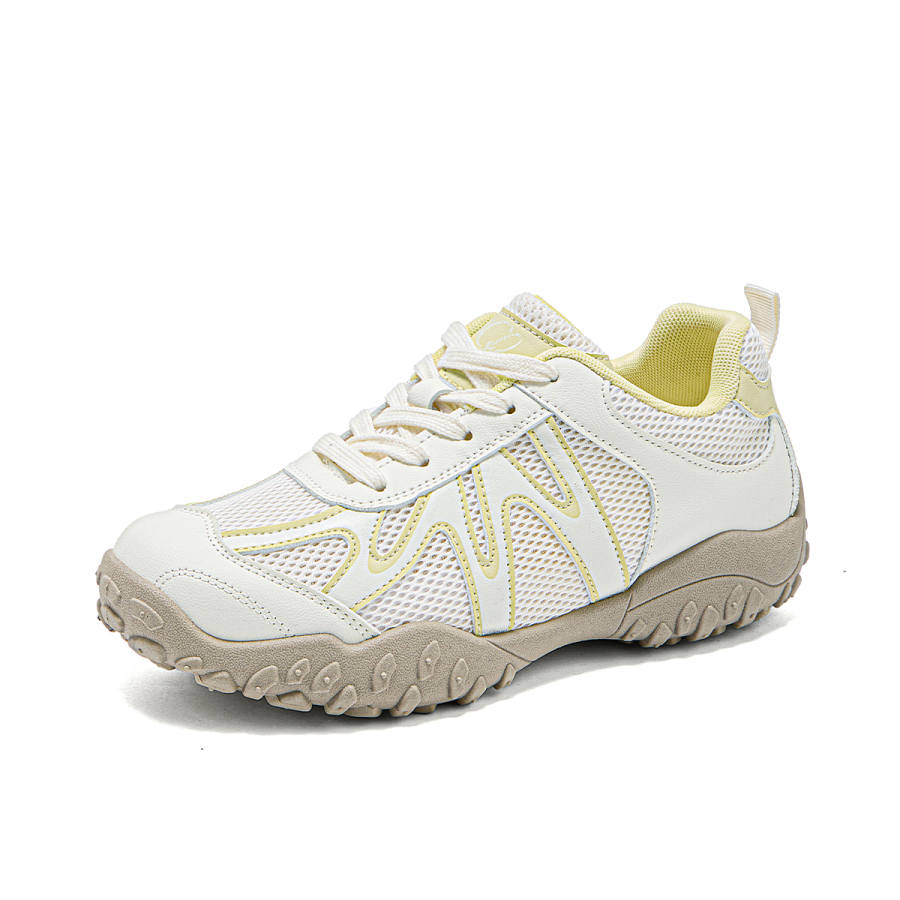 La Chapelle Microfiber Leather Abrasion Resistant Rebound Low top Casual Shoes Women's Yellow