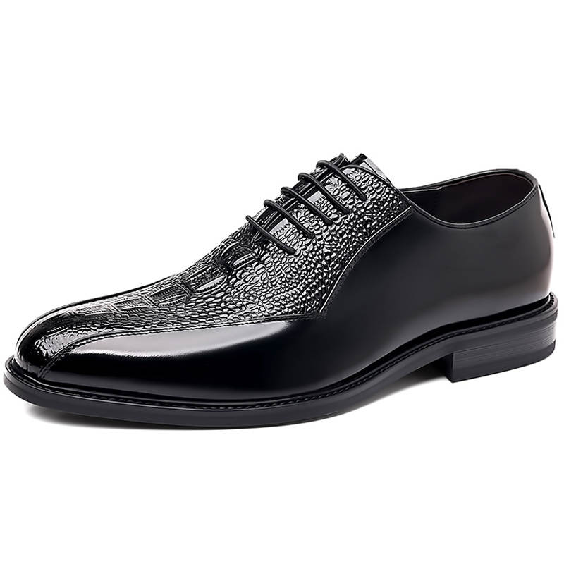 SHUPATE Cow Leather Men's Casual Shoes Men's Black