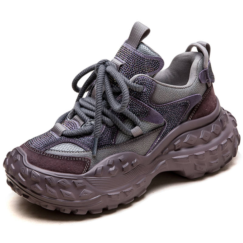 ZUOSAISI Abrasion Resistant Breathable Abrasion Resistant Breathable Low top Chunky Sneakers Women's