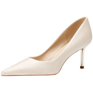 SIFEIRO Slim Heel High Heels 8.5cm Women's Silver