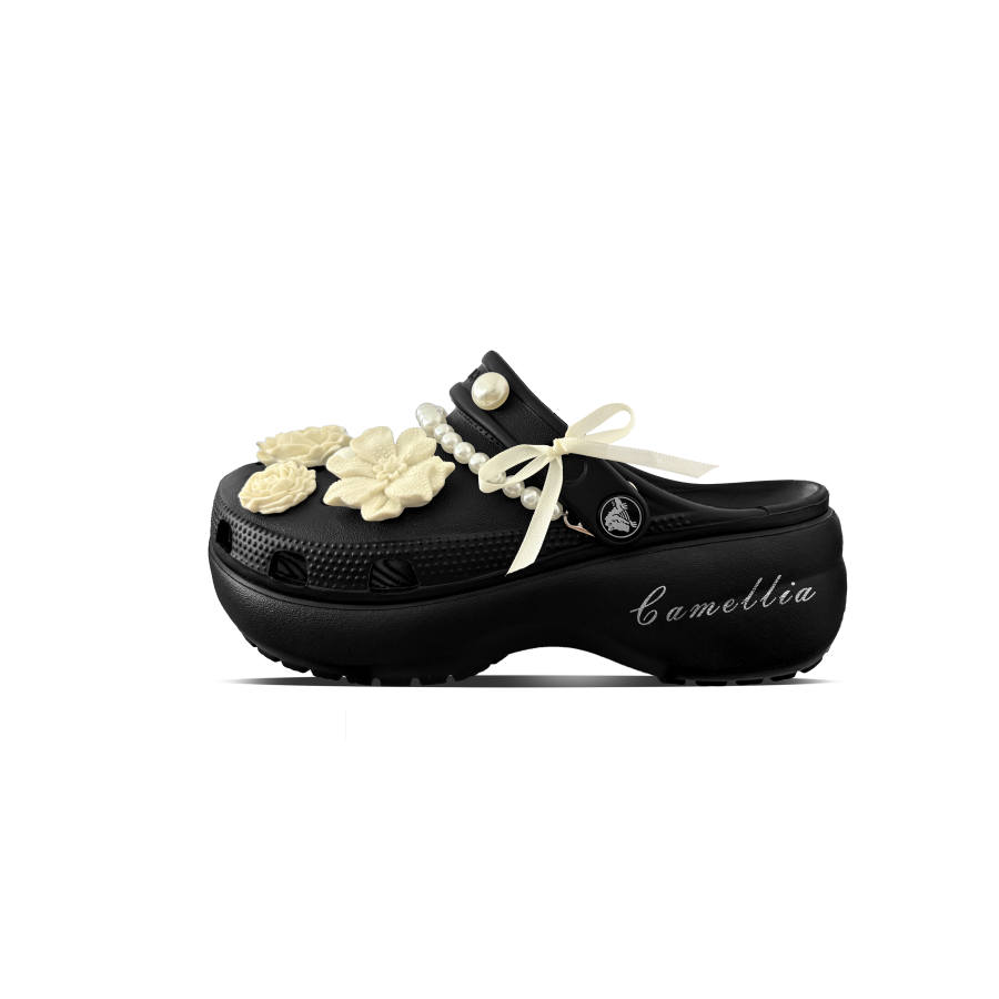 Crocs Crocs Classic Clog EVA Clogs Women's Beige Black