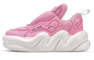 HART DAVIS Cloud Series Height Increasing Height Increasing Low top Skateboard Shoes Unisex Pink