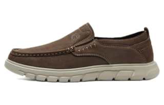MELLEN Casual Leather Shoes Men's Low Top Brown/Blue/Light Brown