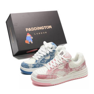 Paddington Bears Height Increasing Low top Skateboard Shoes Unisex