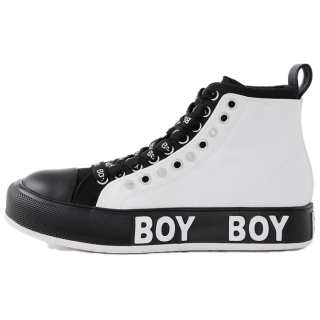 Boy London High top Skateboard Shoes Unisex White