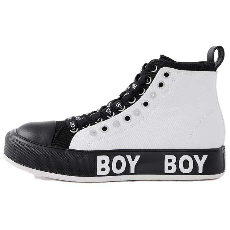 Boy London High top Skateboard Shoes Unisex White