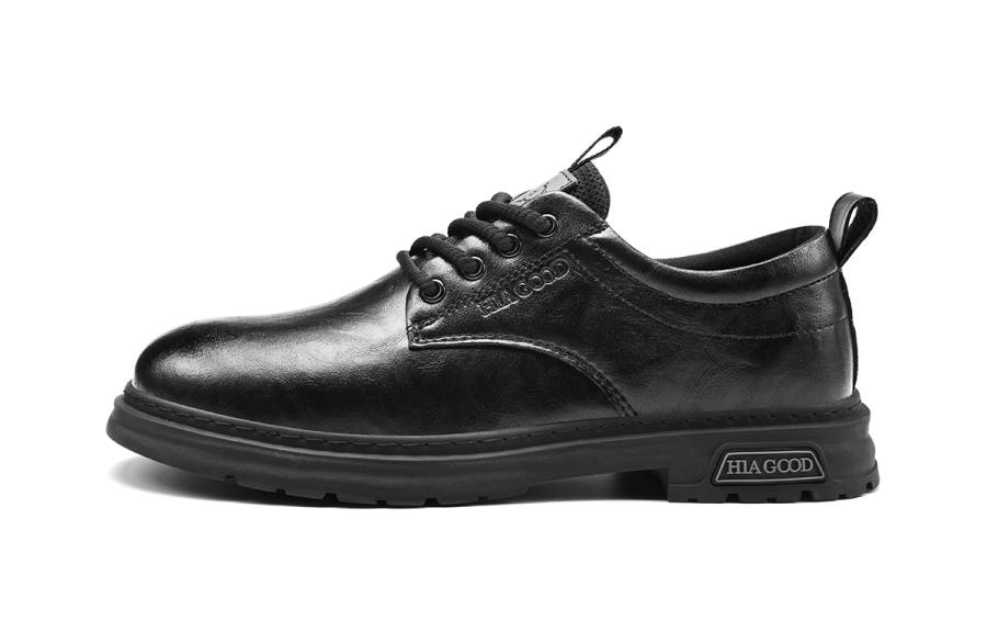 HLA Men's Casual Shoes Men's Low Top Black/Brown