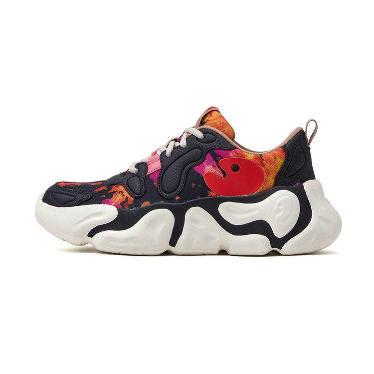 U.IN Painted Travel Shoes Low top Chunky Sneakers Unisex