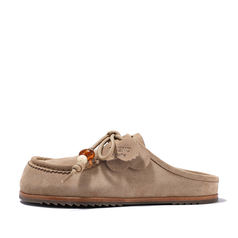 BELLALILY Rubber Sole Abrasion Resistant Closed Toe Slippers Women's