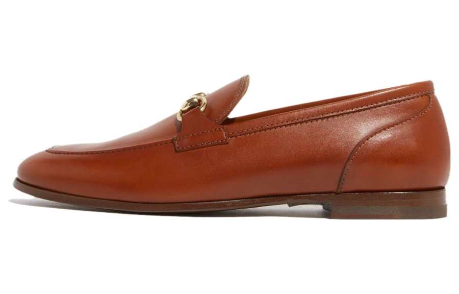 SCAROSSO Alessandra Almond Toe Loafers Women's