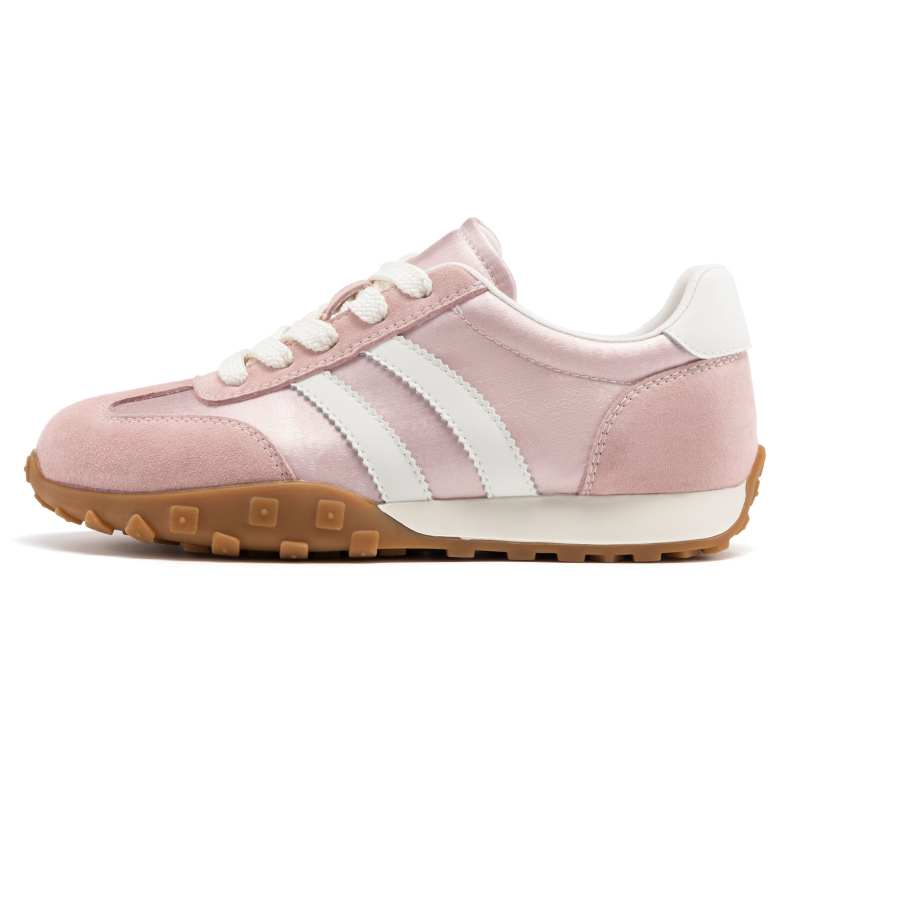 AOKANG Fabric Low top Casual Shoes Women's Pink/White
