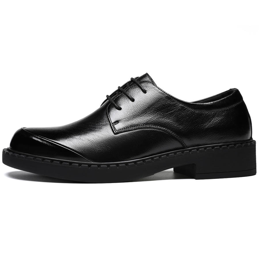 FAPAI Dress Shoes Men's Low Top Black