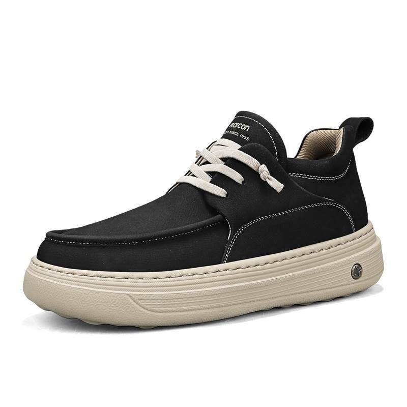 YEARCON Casual Shoes Men's Mid Top Black, Gray Green, Khaki