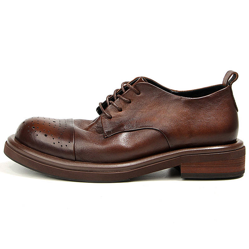 DIENGRLEY Dress Shoes Men's Low Top Black